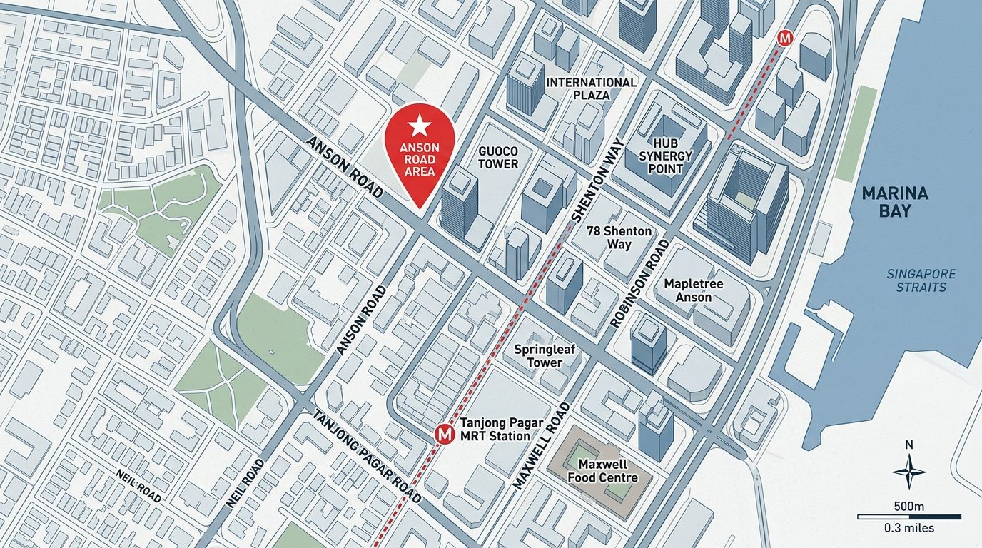 smb-recharge office location on map — 10 Anson Road, Singapore